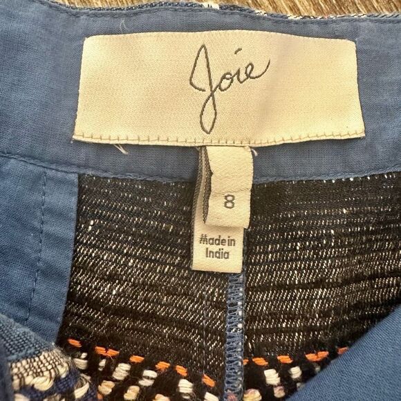 Joie Merci ethnic multi stripe blue shorts - Picture 6 of 12
